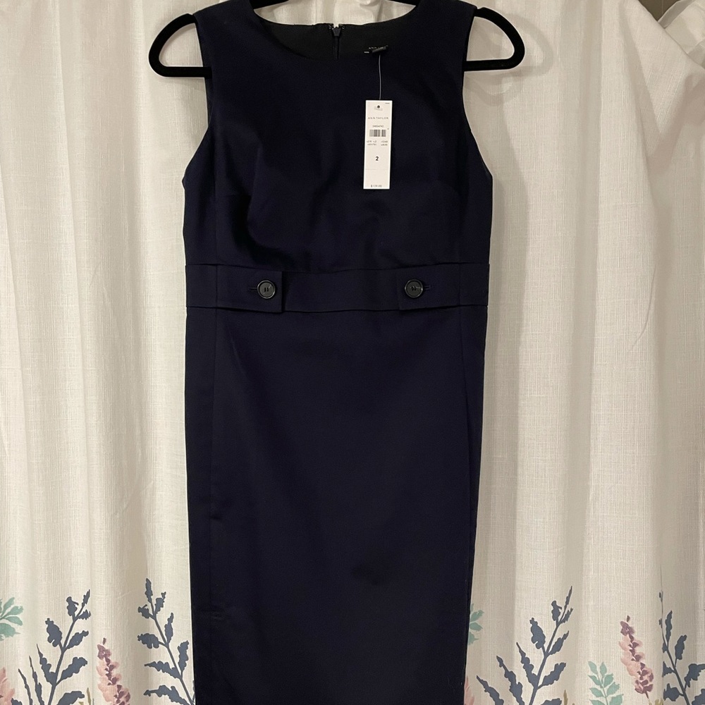 Ann Taylor NWT simple professional dress sz S (2)